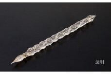 【ガラスペン】オールひねり 軸径10mm (カラー：透明)