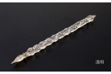 【ガラスペン】オールひねり 軸径11mm (カラー：透明)