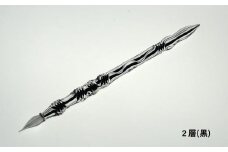 【ガラスペン】カネモオリジナル 軸径10mm (カラー：２層(黒))