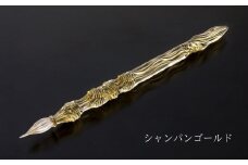 【ガラスペン】カネモオリジナル 軸径12mm (カラー：シャンパンゴールド)