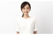 レピウスの白衣 【レディース】 リボンパイピングスクラブ / ネーム刺繍付き (サイズ：Sサイズ、カラー：ホワイト)