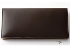 [bell la bell] コードバン 長財布（カラー：ブラウン）