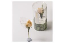 かんなフラワーアート『薔薇棒』 | インテリア ディフューザー 青森ヒバ アロマ 花型 薔薇 バラ アート 一輪挿し
