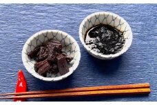 期間限定【柳ばし小松屋】2個入り詰め合わせ（生のり佃煮・一と口あなご） | 佃煮 国産 東京 ご飯のお供 お酒のお供 曲げわっぱ 海苔 生海苔 のり アナゴ あなご