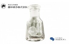 江戸花切子 醤油差し 椿 「すみだモダン」 廣田硝子花切子 工芸品 すみだモダン 廣田硝子[№5619-0344]