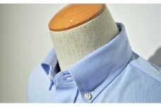 ｢すみだモダン｣丸和繊維工業INDUSTYLE TOKYO動体裁断シャツ　サックス(XL) [№5619-7088]0461