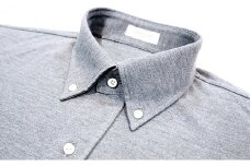 ｢すみだモダン｣丸和繊維工業INDUSTYLE TOKYO動体裁断シャツ　グレー(M) [№5619-7098]0464