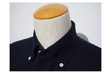 ｢すみだモダン｣丸和繊維工業INDUSTYLE TOKYO動体裁断シャツ　ネイビー(L) [№5619-7103]0465