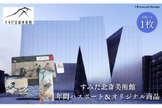 体験 東京 すみだ北斎美術館 年間パスポート1枚 ＆ オリジナル商品 北斎 美術館 チケット 葛飾北斎 グッズ ピンバッチ チケットホルダー ポストカード クリアファイル 体験チケット 利用券 券 アクティビティ 体験ギフト 体験型 ギフト 旅行 墨田区 [№5619-0310]