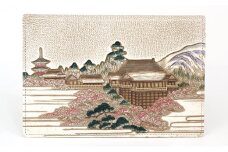 【文庫屋大関】パーソナルホルダー　浮世絵　清水寺【皮革工芸品】[№5619-1242]