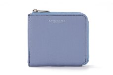 牛革マルチケース＜薄マチ財布＞【SK001】アイスブルー[№5619-7480]1258