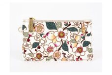 【文庫屋大関】すっきりカードケース　梅花【皮革工芸品】[№5619-1303]