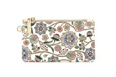 【文庫屋大関】すっきりカードケース　ダリア＜コバルトブルー＞【皮革工芸品】[№5619-1332]