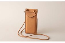 ENVELOPE New（野生鹿革のスマートフォン　ミニショルダーバッグ）【BR（ブラウン）】[№5619-7676]1481