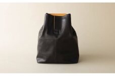 【数量限定 受注生産】革のカシミヤ　国産野生鹿革を使用したレザー デイパック【CG（チャコールグレー）】 [№5619-7741]1571