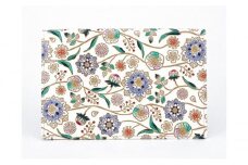 【文庫屋大関】パーソナルホルダー　ダリア＜コバルトブルー＞【皮革工芸品】 [№5619-1685]