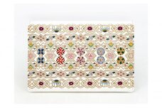 【文庫屋大関】パーソナルホルダー　花菱【皮革工芸品】 [№5619-1693]