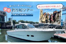 チケット 東京 都心のど真ん中から出船 浅草 吾妻橋発・貸切釣り船ツアー（1名様分ご利用可能チケット）乗船券 船 船釣り 完全貸切 初心者 レジャー 体験 手ぶら サポート付 フルレクチャー 道具レンタル 解放感 冷暖房完備[№5619-1827]