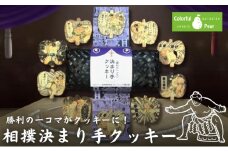 ColorfulPearカラフルペア 決まり手クッキー クッキー お菓子 洋菓子 焼菓子 米粉 米粉クッキー イラスト入り おやつ スイーツ 手土産 ギフト 墨田区 東京都[№5619-1817]