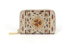 【文庫屋大関】ファスナー 小銭入れ カロー＜ブロンズ＞【皮革工芸品】財布 牛革 コンパクト 東京 [№5619-1831]
