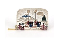 【文庫屋大関】ファスナー 小銭入れ 日本橋【皮革工芸品】財布 牛革 コンパクト 東京 [№5619-1836]