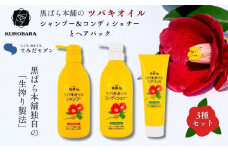 「すみだモダン」黒ばら本舗　ツバキオイル　シャンプー＆コンディショナー　各500ml　＆ヘアパック280g ヘアケア 美容 シャンプー コンディショナー ヘアパック セット 墨田区 東京都 [№5619-1905]