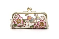 【文庫屋大関】印鑑ケース かすみ桜【皮革工芸品】 革製品 工芸品 民芸品 牛革 小物入れ お祝い ギフト プレゼント 墨田区 東京都 [№5619-1943]