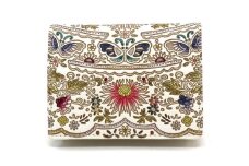 【文庫屋大関】箱まち小銭入れ 茉莉花〈珊瑚〉【皮革工芸品】 革製品 工芸品 民芸品 牛革 財布 小銭入れ 小物入れ お祝い ギフト プレゼント 墨田区 東京都 [№5619-1953]