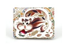 【文庫屋大関】箱まち小銭入れ くいしんぼリス【皮革工芸品】 革製品 工芸品 民芸品 牛革 財布 小銭入れ 小物入れ お祝い ギフト プレゼント 墨田区 東京都 [№5619-1958]