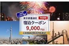 HISふるさと納税宿泊予約専用クーポン（東京都墨田区）9,000円分 [№5619-2113]