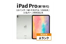 【数量限定】Apple iPad Pro 13インチ 256GB Wi-Fiモデル 第7世代 シルバー Aランク　(10)[№5619-2130]
