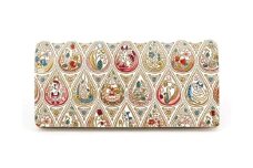 【文庫屋大関】束入れ 花と猫＜ローズ＞【皮革工芸品】 財布 お札 お札入れ 長財布 カード 小銭 牛革 手作り 日本製 墨田区 東京都 [№5619-2164]