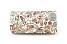 【文庫屋大関】束入れ ソーイング【皮革工芸品】 財布 お札 お札入れ 長財布 カード 小銭 牛革 手作り 日本製 墨田区 東京都 [№5619-2168]