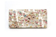 【文庫屋大関】束入れ お菓子の家【皮革工芸品】 財布 お札 お札入れ 長財布 カード 小銭 牛革 手作り 日本製 墨田区 東京都 [№5619-2170]