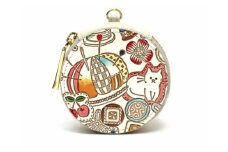 【文庫屋大関】マカロンポーチ ソーイング【皮革工芸品】 ポーチ ミニポーチ 小物入れ アクセサリー入れ イヤホン入れ 収納 保管ケース 手のひらサイズ  本革 革 皮革 工芸品 工芸 雑貨 ギフト プレゼント 日本製 東京 [№5619-2244]