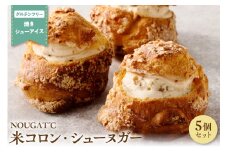 【グルテンフリー】　東京・新食感スイーツ！　米コロン・シューヌガー5個セット