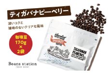 Tigapanah Peaberry　ティガバナピ―ベリー　珈琲豆170ｇ×2袋セット