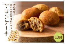マロンケーキ10個セット（季節限定）