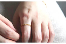 [Cherieオリジナルリング]thick shine ring / 14kgf（13号）