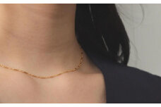 [Cherieオリジナルネックレス]plano necklace / 14kgf（40cm）