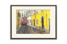 アート作品「リスボン」（大） 【 絵画 インテリア アート 芸術品 美術品 】