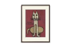 アート作品「ねこ」（大）【 絵画 インテリア アート 芸術品 美術品 】