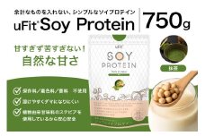 uFit Soy Protein 750g【抹茶】【プロテイン たんぱく質 アスリート 運動  健康 ドリンク 飲料 体づくり フレーバー 抹茶】