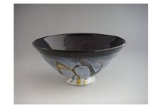 ガラス抹茶碗（抹茶茶碗・雲流黒）| ガラス 抹茶 椀 茶道具 茶 食器 贈り物 人気 おすすめ 送料無料 東京 中野区
