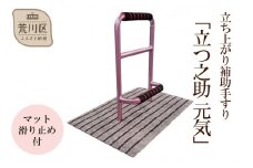 立ち上がり補助手すり「立つ之助 元気」【049-001】