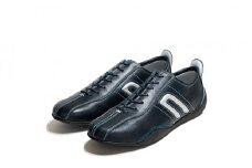 紳士靴 / ドライビングシューズ【NEGRONI(ネグローニ)】（カラー：ブルー&シルバー、サイズ：26.5cm）【041-001-3-6】
