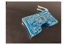  リアルなプリント基板を使用したオリジナルカードケース　「NA」design KIBAN CARD CASE（青）| カードケース 名刺入れ オリジナル ユニーク 雑貨 ビジネス プレゼント おすすめ 送料無料 東京 八王子