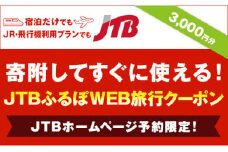 【八王子市】JTBふるぽWEB旅行クーポン（3,000円分）