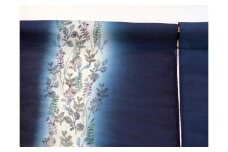  職人の技が光る美しい暖簾（木版染め　秋草）| 暖簾 のれん 和 インテリア 一点物 伝統工芸 送料無料 東京 八王子