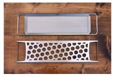  RAPCA専用　 鉄板・焼き網（ドット柄）2点セット | 鉄板 網 アウトドア キャンプ用品 調理器具 送料無料 東京 八王子